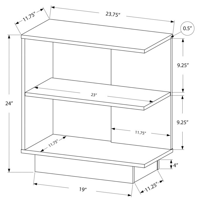 ACCENT TABLE - 24"H / ESPRESSO - Image 5