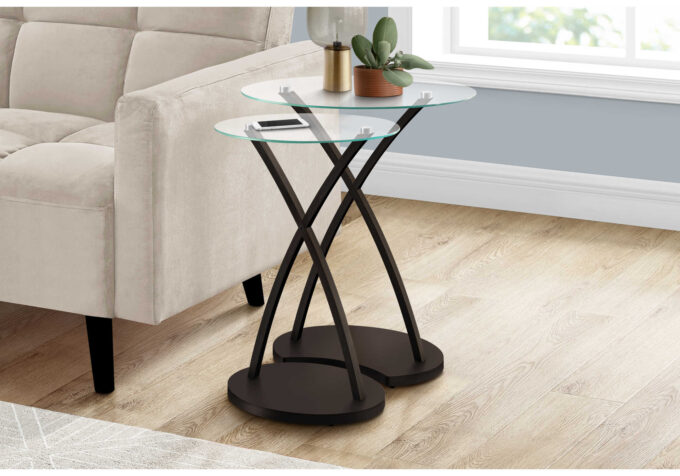 NESTING TABLE - 2PCS SET / ESPRESSO BENTWOOD