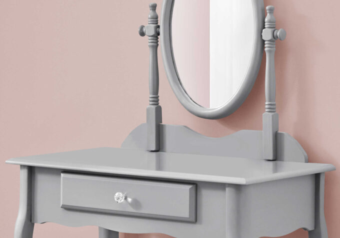 VANITY SET - 2PCS SET / GREY - Image 2