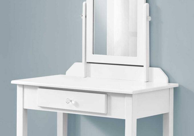 VANITY - WHITE / MIRROR AND STORAGE DRAWER - Image 2