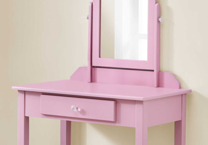 VANITY - PINK / MIRROR AND STORAGE DRAWER - Image 3