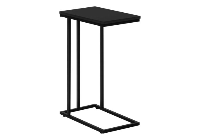 ACCENT TABLE - 25"H / BLACK / BLACK METAL - Image 2