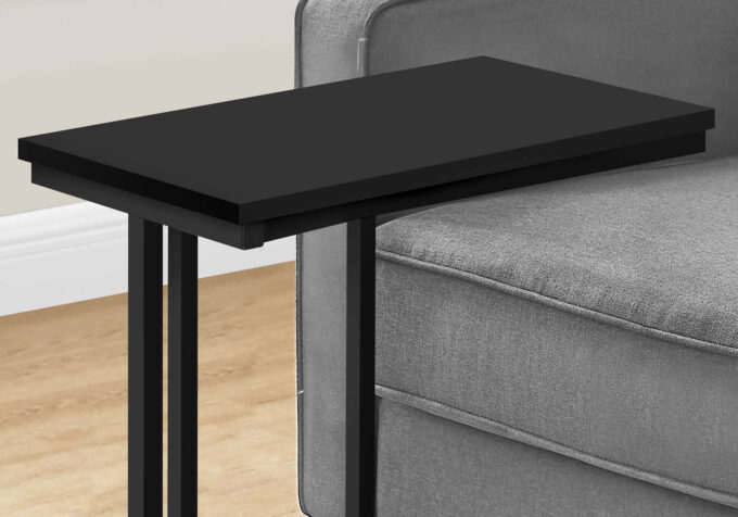 ACCENT TABLE - 25"H / BLACK / BLACK METAL - Image 4