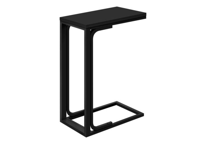 ACCENT TABLE - 25"H / BLACK / BLACK METAL - Image 2