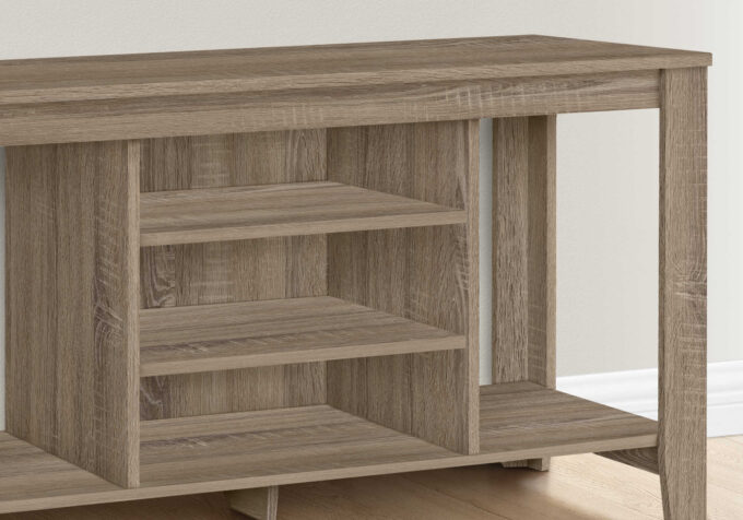 TV STAND - 48"L / DARK TAUPE - Image 2