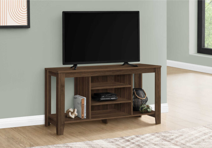 TV STAND - 48"L / DARK WALNUT