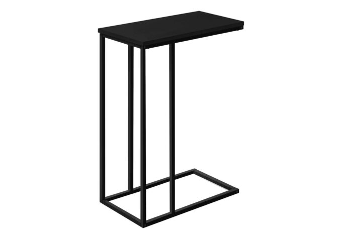 ACCENT TABLE - 25"H / BLACK / BLACK METAL - Image 2