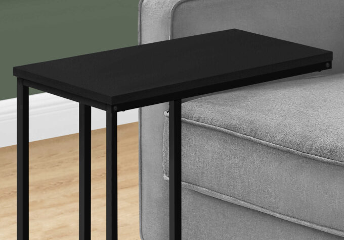 ACCENT TABLE - 25"H / BLACK / BLACK METAL - Image 3