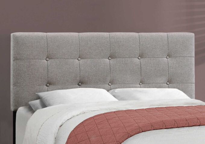 BED - QUEEN SIZE / GREY LINEN - Image 2