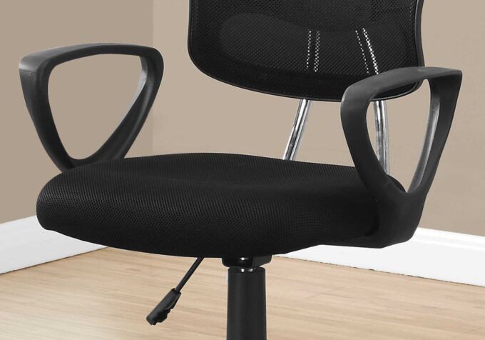 OFFICE CHAIR - BLACK MESH JUVENILE / MULTI-POSITION - Image 3