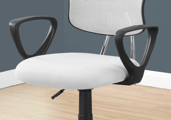 OFFICE CHAIR - WHITE MESH JUVENILE / MULTI-POSITION - Image 3