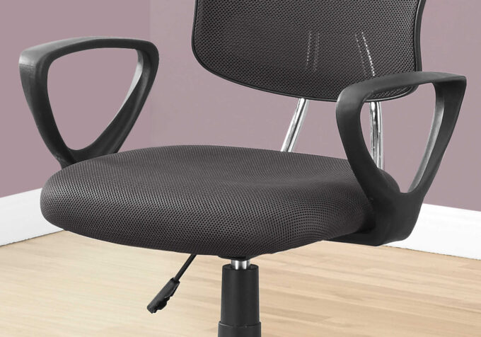 OFFICE CHAIR - GREY MESH JUVENILE / MULTI POSITION - Image 2