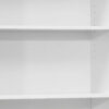 BOOKCASE - 72"H / WHITE WITH 5 SHELVES - Image 2