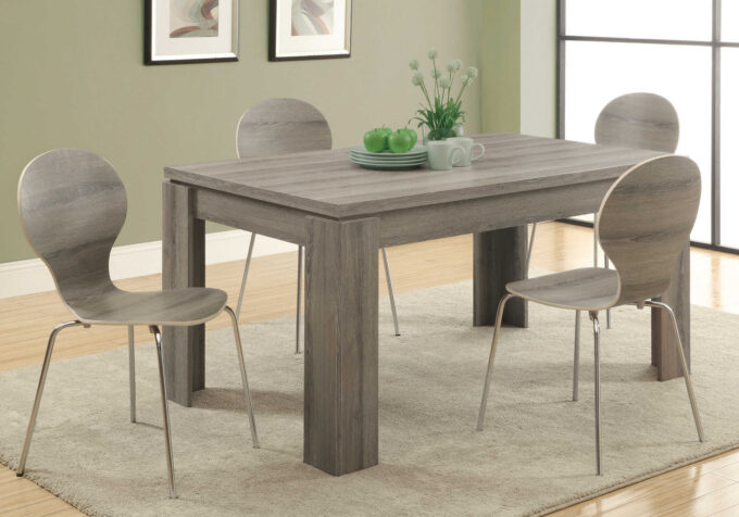 DINING TABLE - 36"X 60" / DARK TAUPE - Image 2