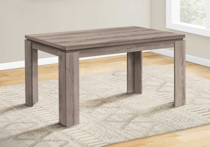 DINING TABLE - 36"X 60" / DARK TAUPE - Image 5