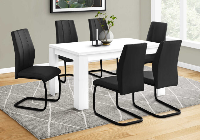 DINING TABLE - 36"X 60" / WHITE - Image 2