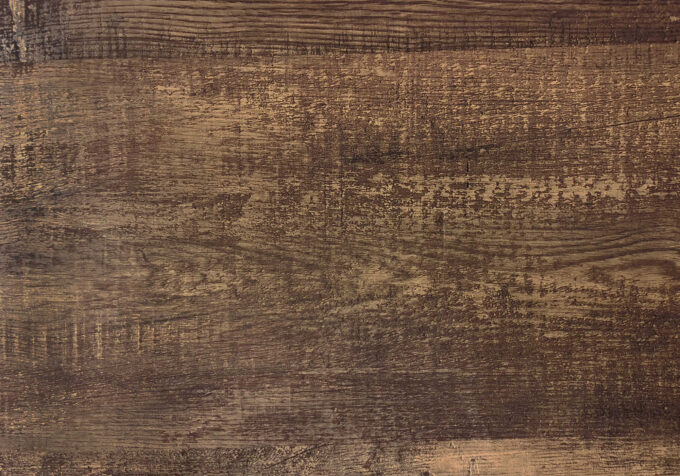 DINING TABLE - 36"X 48" / BROWN RECLAIMED WOOD-LOOK/BLACK - Image 6