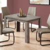 DINING TABLE - 32"X 48" / DARK TAUPE