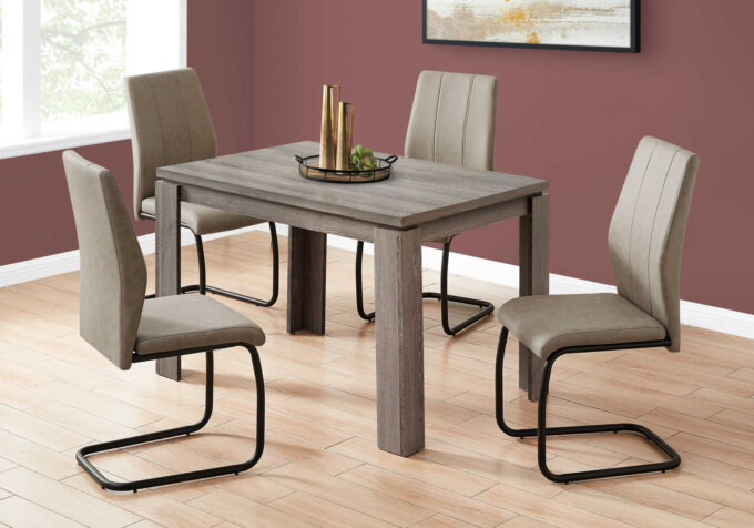 DINING TABLE - 32"X 48" / DARK TAUPE