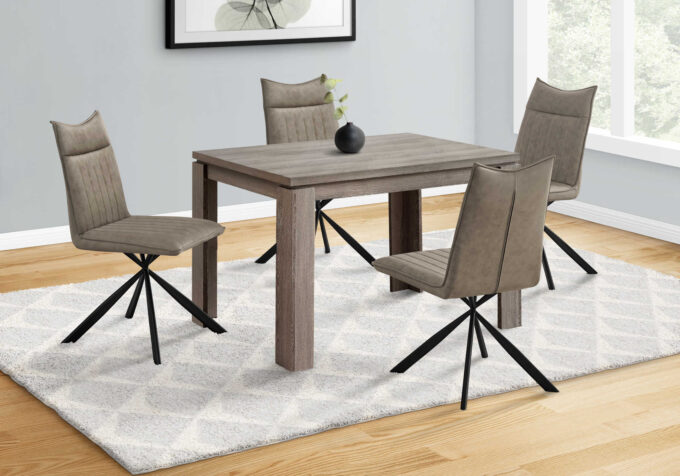 DINING TABLE - 32"X 48" / DARK TAUPE - Image 5