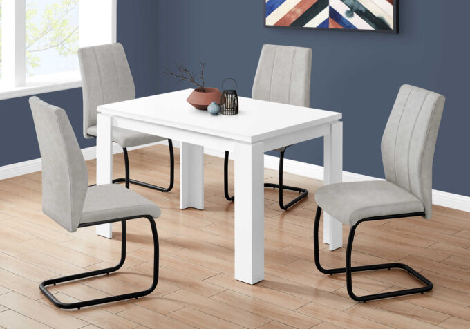 DINING TABLE - 32"X 48" / WHITE - Image 3