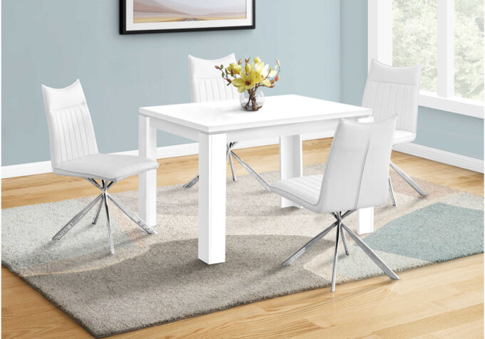 DINING TABLE - 32"X 48" / WHITE - Image 5