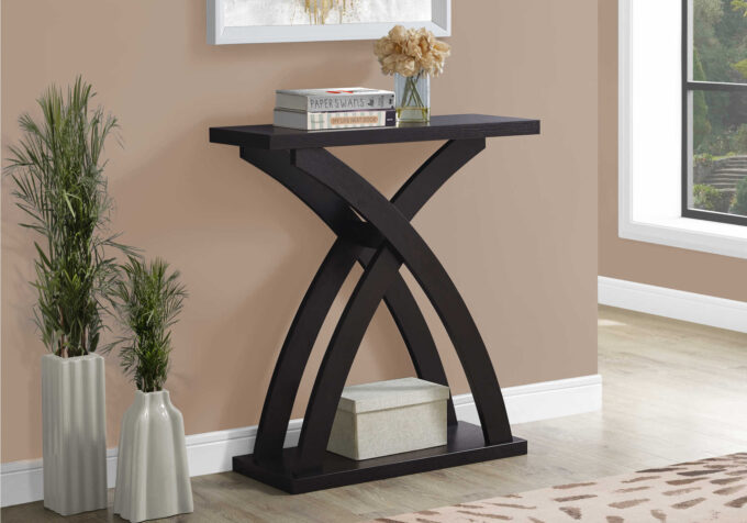 ACCENT TABLE - 32"L / ESPRESSO HALL CONSOLE