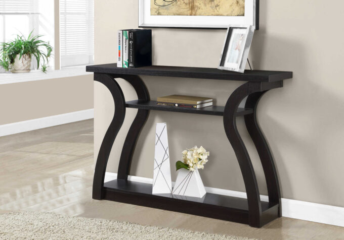 ACCENT TABLE - 47"L / ESPRESSO HALL CONSOLE