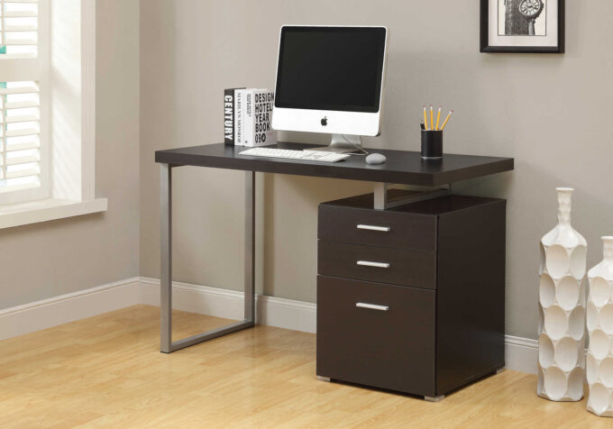 COMPUTER DESK - 48"L / ESPRESSO LEFT OR RIGHT FACING