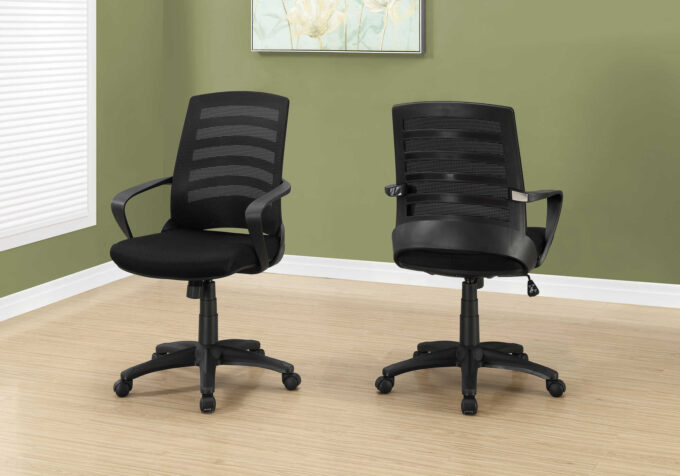 OFFICE CHAIR - BLACK / BLACK MESH / MULTI POSITION