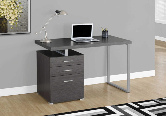 COMPUTER DESK - 48"L / GREY LEFT OR RIGHT FACING