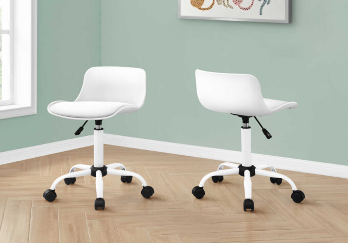 OFFICE CHAIR - WHITE JUVENILE / MULTI-POSITION