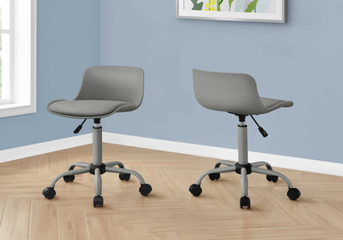 OFFICE CHAIR - GREY JUVENILE / MULTI-POSITION