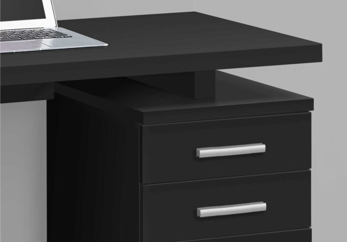 COMPUTER DESK - 48"L / BLACK LEFT OR RIGHT FACING - Image 2