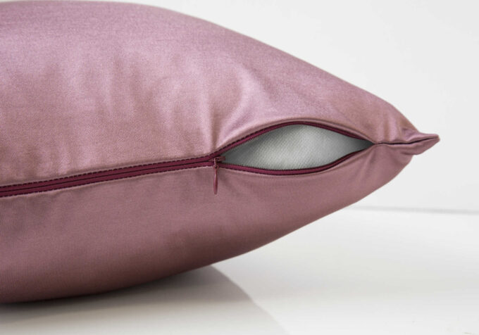 PILLOW - 18"X 18" / PINK SATIN / 1PC - Image 3